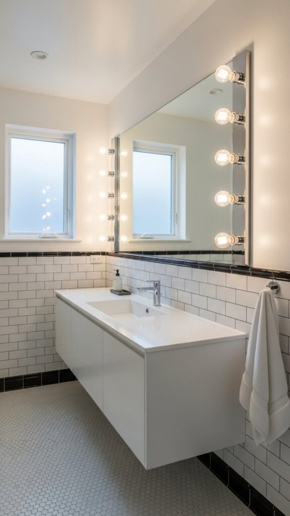 Replace the Mirror with a Full-Width Frameless One