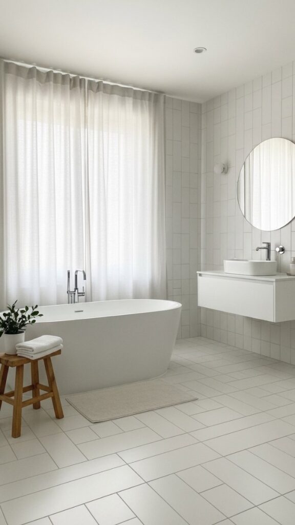 Seamless Grout That Matches the Tile Tone