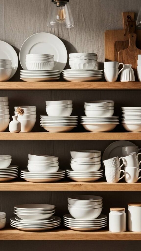 Stack Everyday Dishes by Color, Not by Type