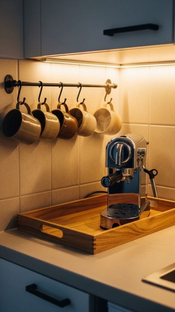 Style the Counter With a Dedicated Coffee or Drink Station