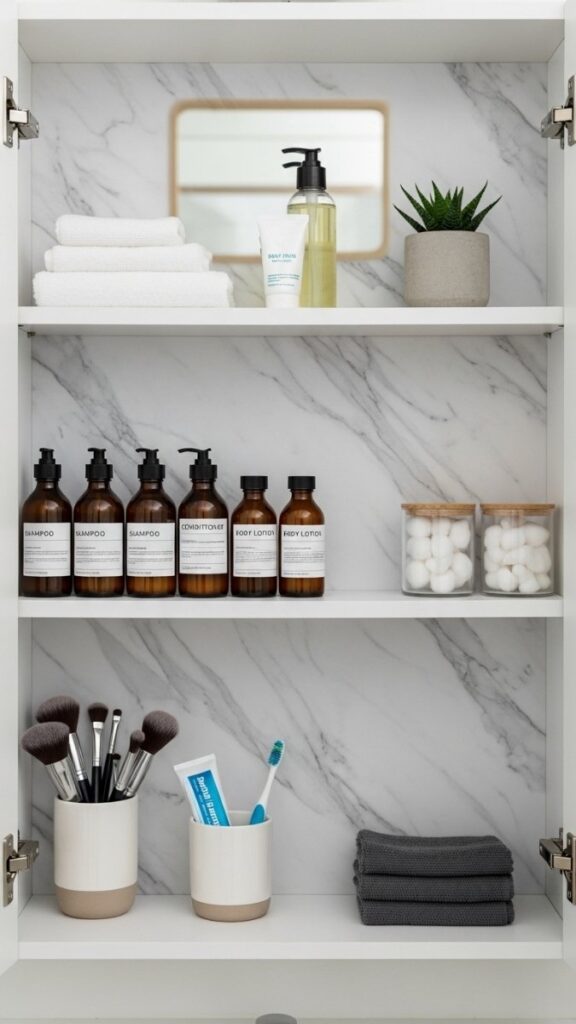 Style Your Cabinet Interior With Contact Paper