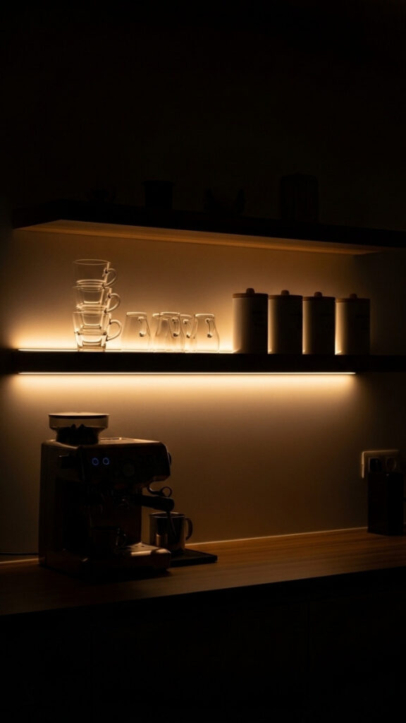 The Backlit Shelf Display  Lighting as the Main Feature