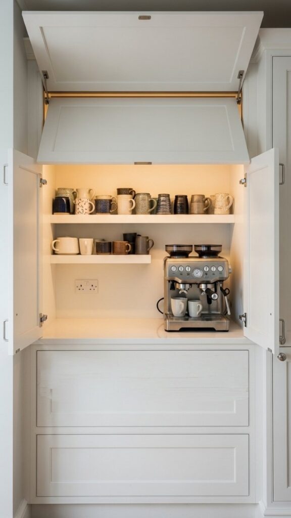 The Built-In Cabinet Nook  Concealed and Organized