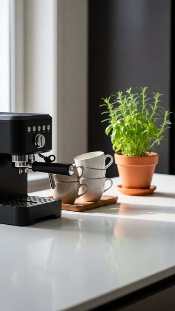 The Minimal Coffee Station With Intentional Layering