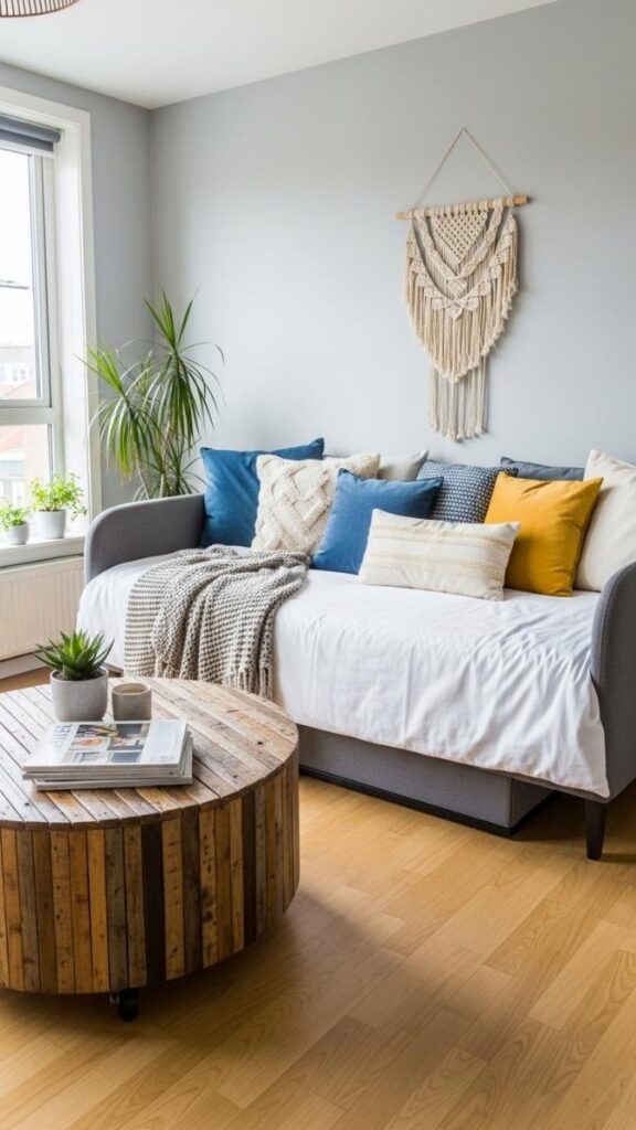 Try a Daybed in Studios That Double as Bedrooms