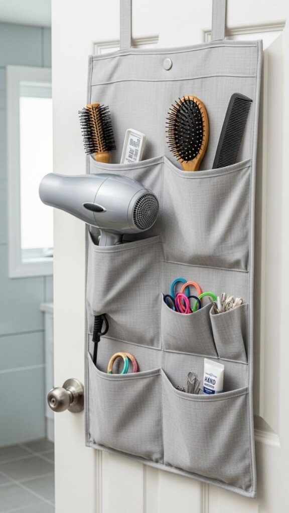 Use a Hanging Organizer for Hair Tools and Accessories