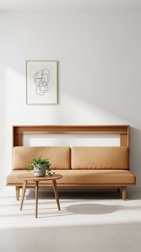 Use a Low-Profile Sofa to Make Ceilings Feel Taller