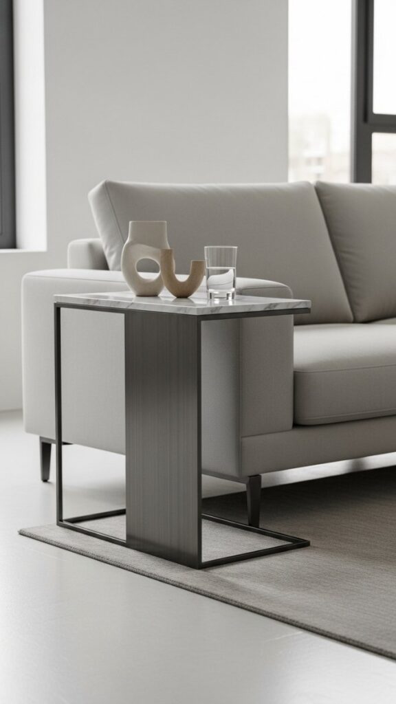 Use a Side Table Instead of a Full End Table