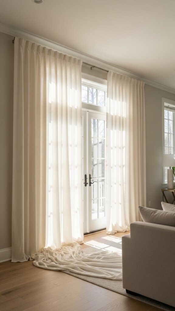 Use Curtains That Go From Floor to Ceiling