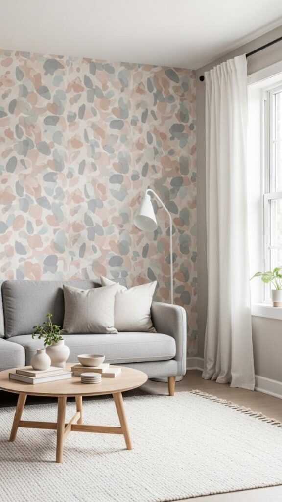 Use Peel-and-Stick Wallpaper on One Accent Wall