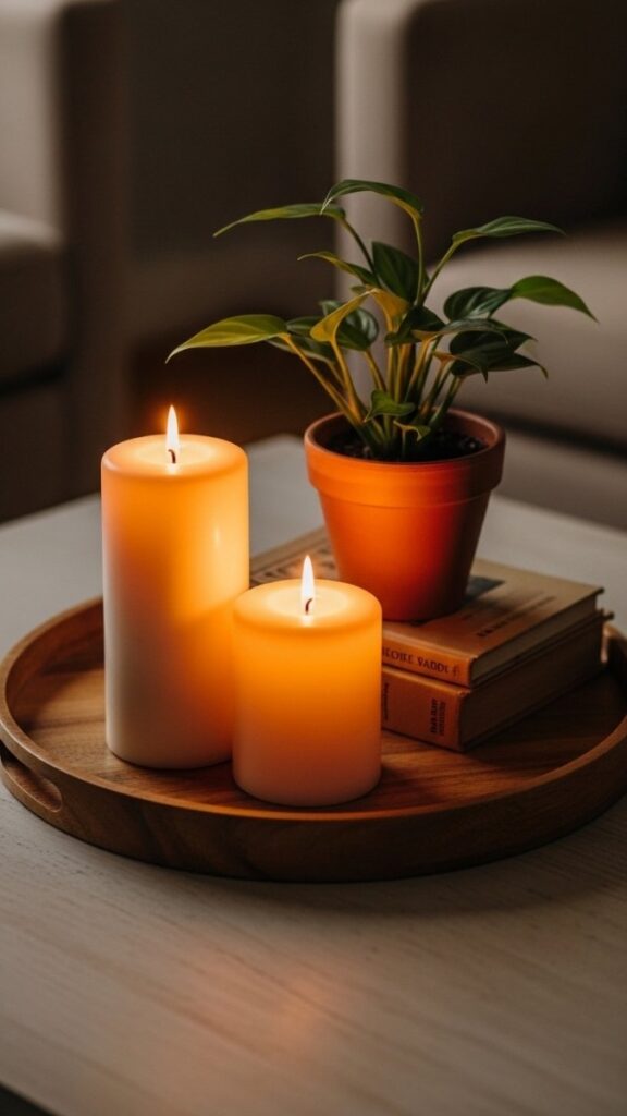 Use Scented Candles as Decor That Does Double Duty