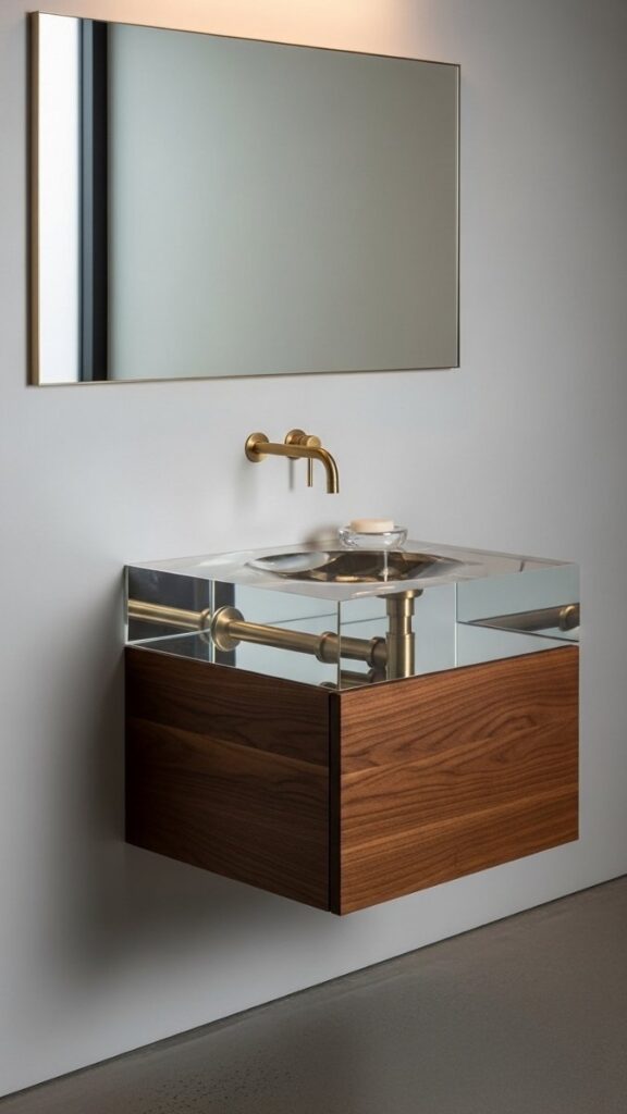 Wall-Mounted Faucets to Keep the Countertop Clear
