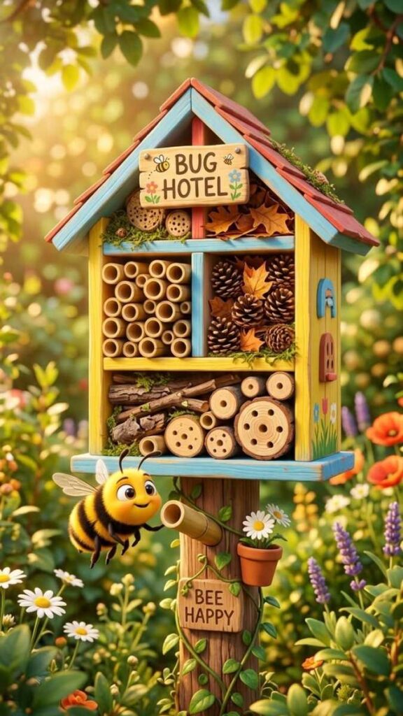 A Bug Hotel and Nature Discovery Station