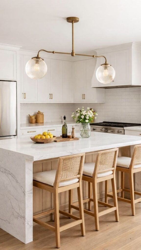 A Kitchen Island That Doubles as a Dining Table