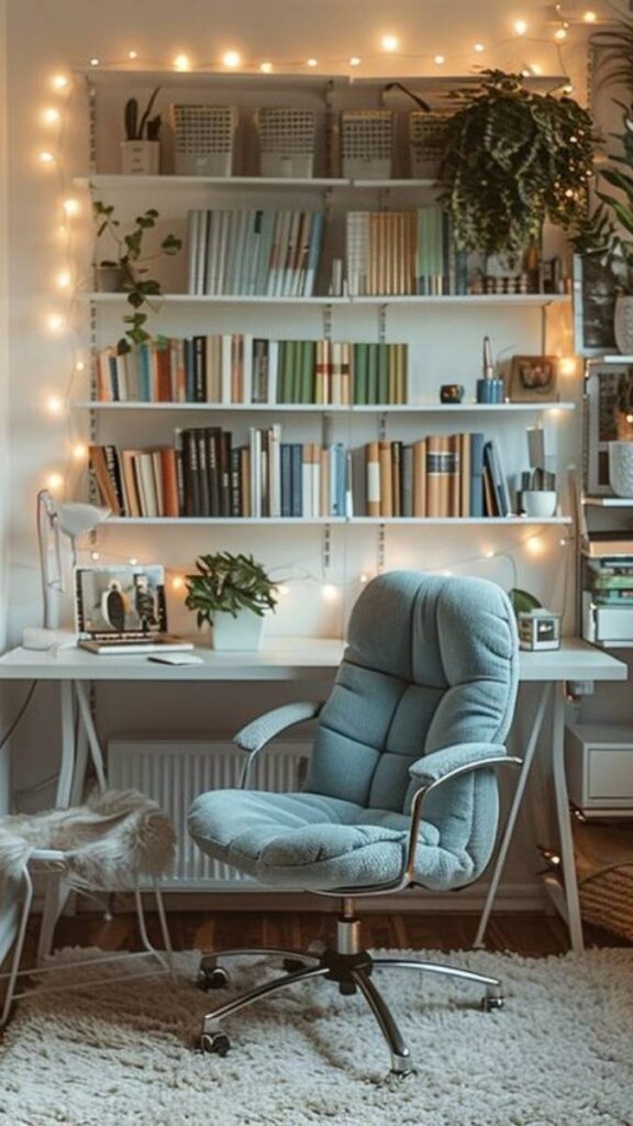 25 Minimalist Desk Setup Ideas That Are Simple, Clean, and Actually Work 15 A Minimalist Desk Corner That Doubles as a Reading Nook