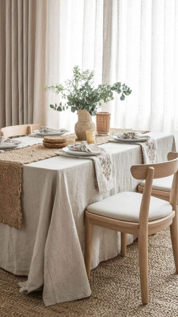 A Monogrammed or Embroidered Table Linen for a Personal Touch