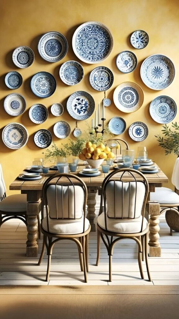 A Series of Handmade Ceramic Plates