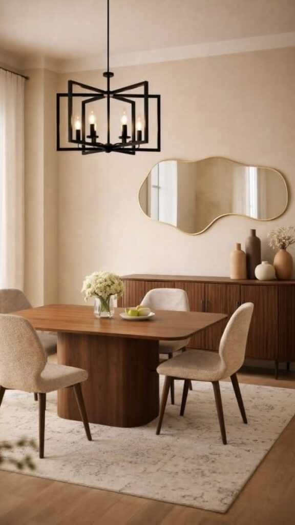 A Sideboard or Buffet for Storage and Visual Balance