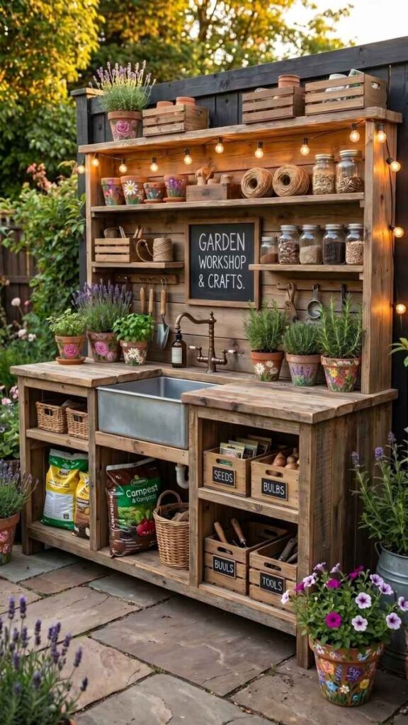 A Weather-Resistant Art Station on the Patio