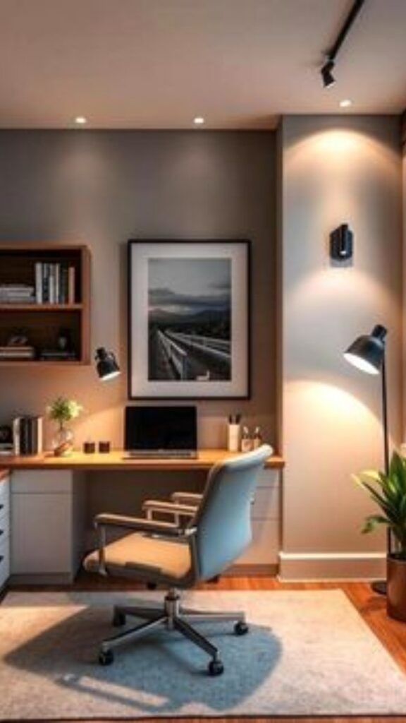 Add a Clip-on Desk Lamp Instead of Relying on Overhead Lighting