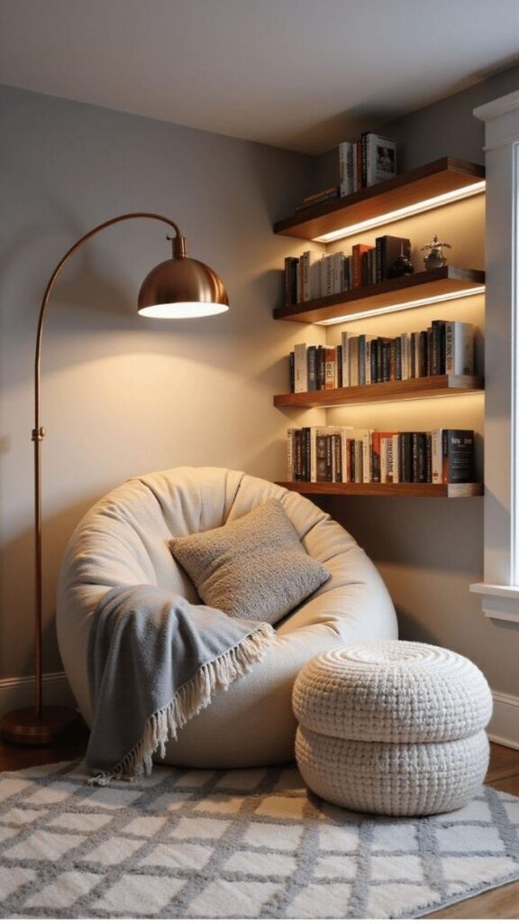 24 Work From Home Setup Ideas That Actually Make You More Productive (Without Buying a Desk) 15 Bedroom Reading Nook Converted to a Micro Work Zone: The Smallest Complete Office Setup You Can Build