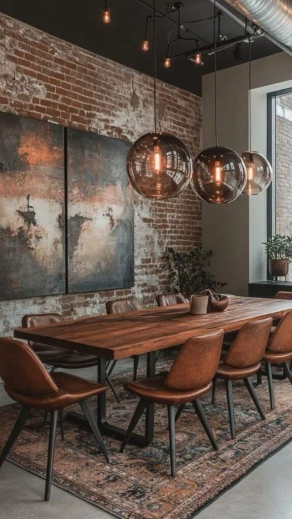 Bench Seating Along One Wall