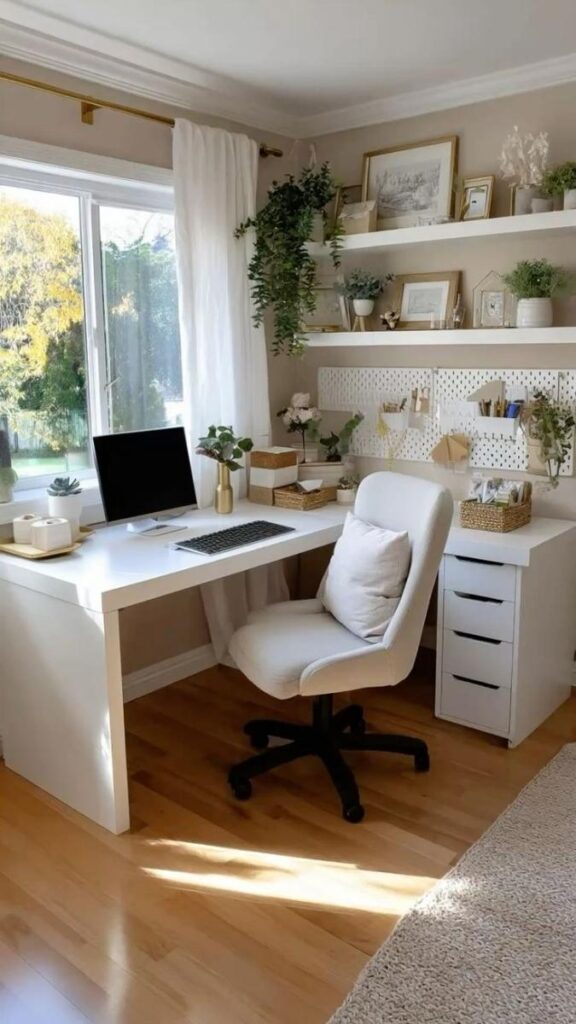 Compact Rolling Cart as a Mobile Office Accessory Station