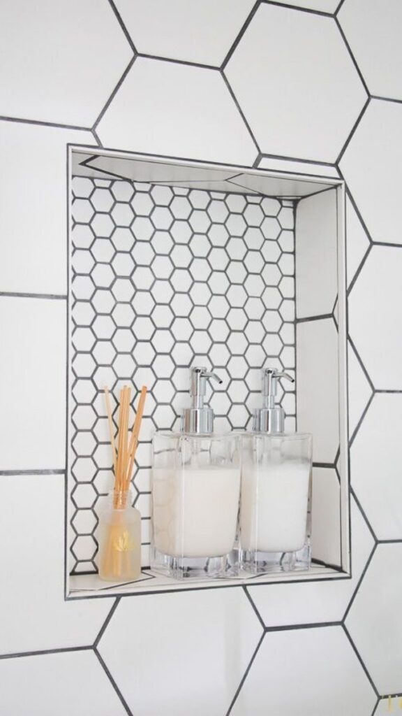 Inside the Shower Niche for Practical Accent Lighting