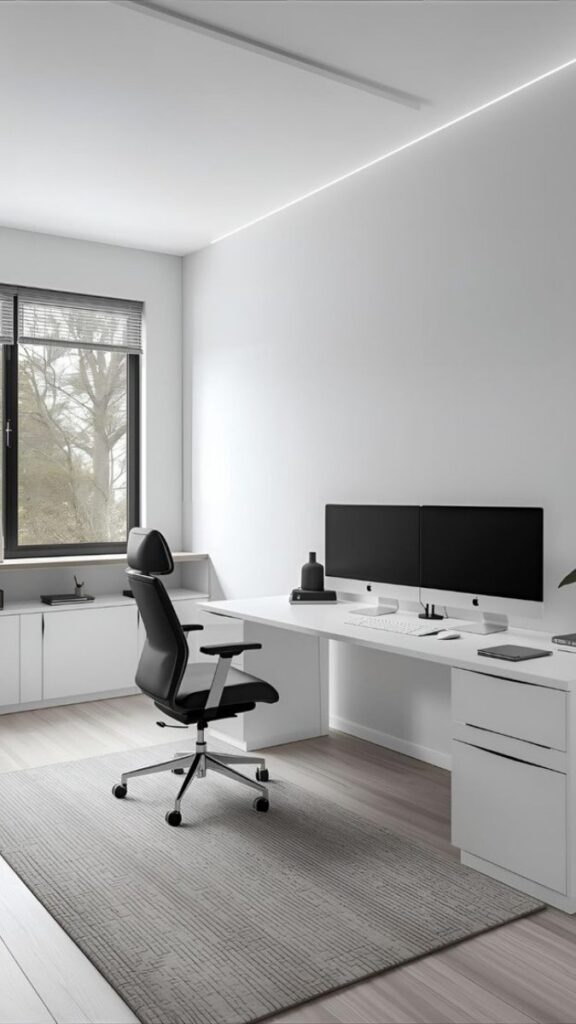Keep the Floor Around the Desk Completely Clear