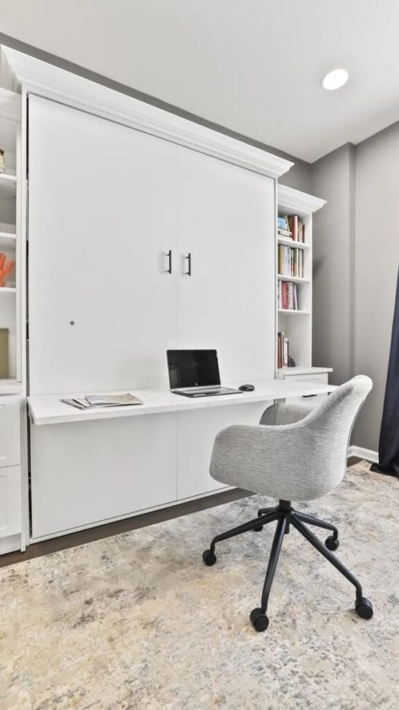 Murphy Bed With Fold-Down Desk Combo
