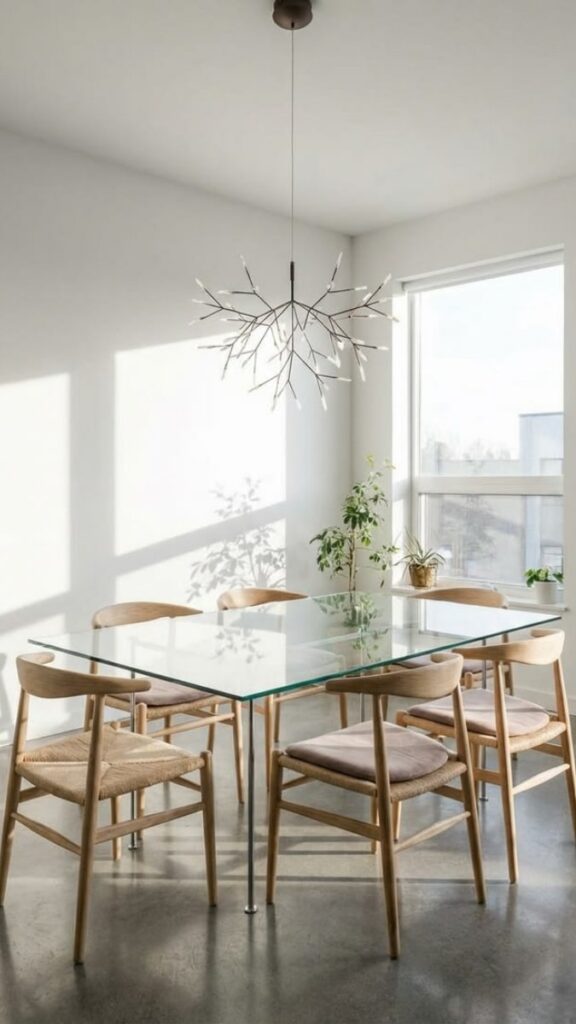 Slim-Leg Furniture to Maintain Visual Floor Space