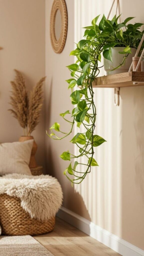 26 Montessori Kids Room Setup Ideas That Actually Work in Real Homes 11 Small Indoor Plant at Child Height for Care Responsibility