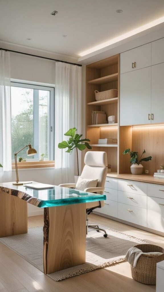 The Window-Facing Desk for Natural Light Optimization