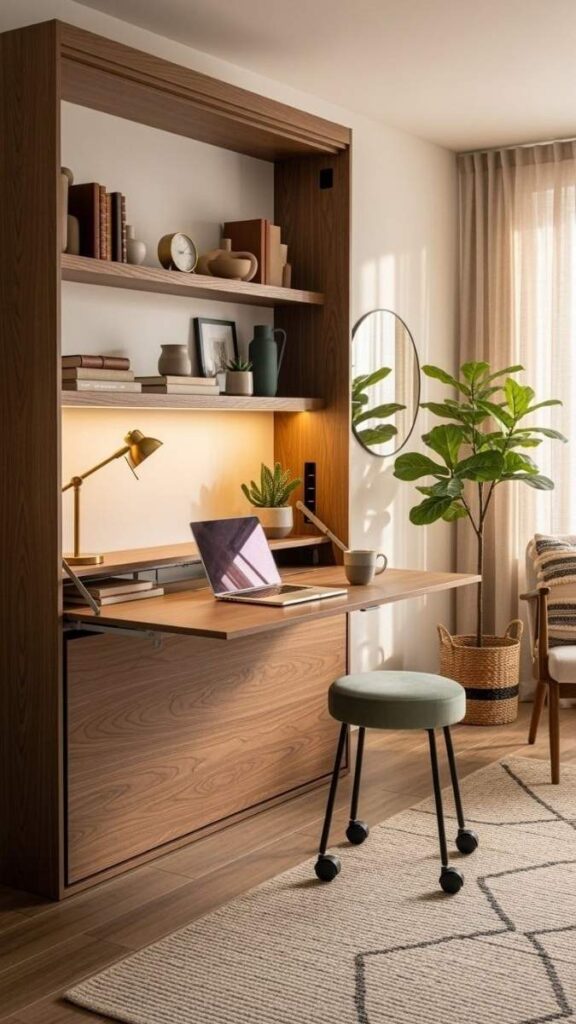 25 Minimalist Desk Setup Ideas That Are Simple, Clean, and Actually Work 10 The Work-From-Home Setup That Hides When You're Off the Clock
