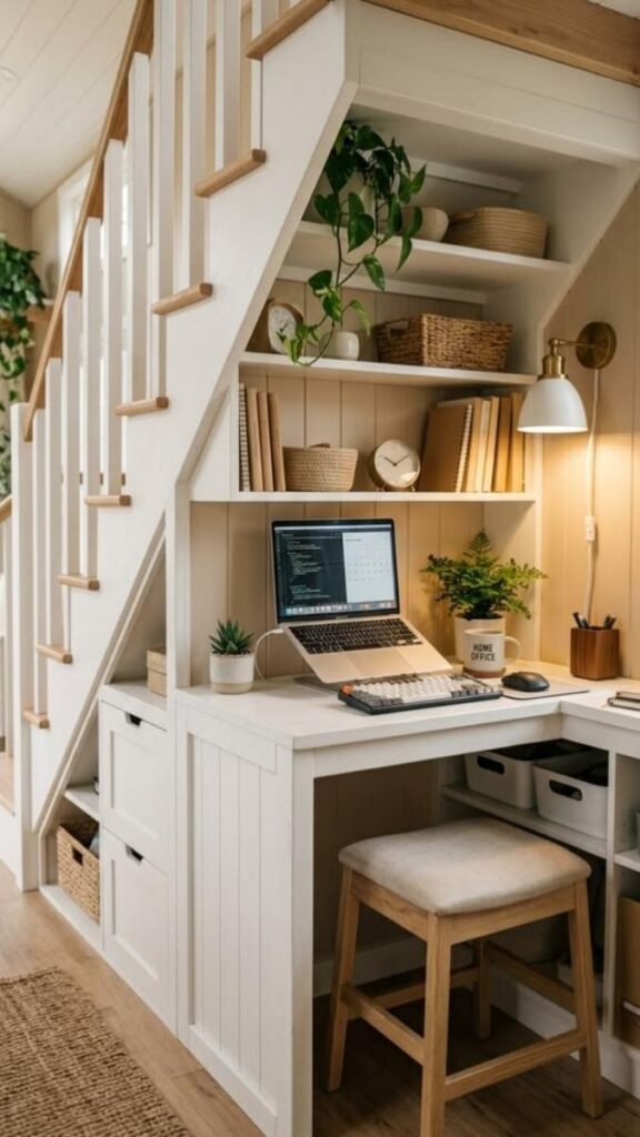 Under-Stair Home Office Nook
