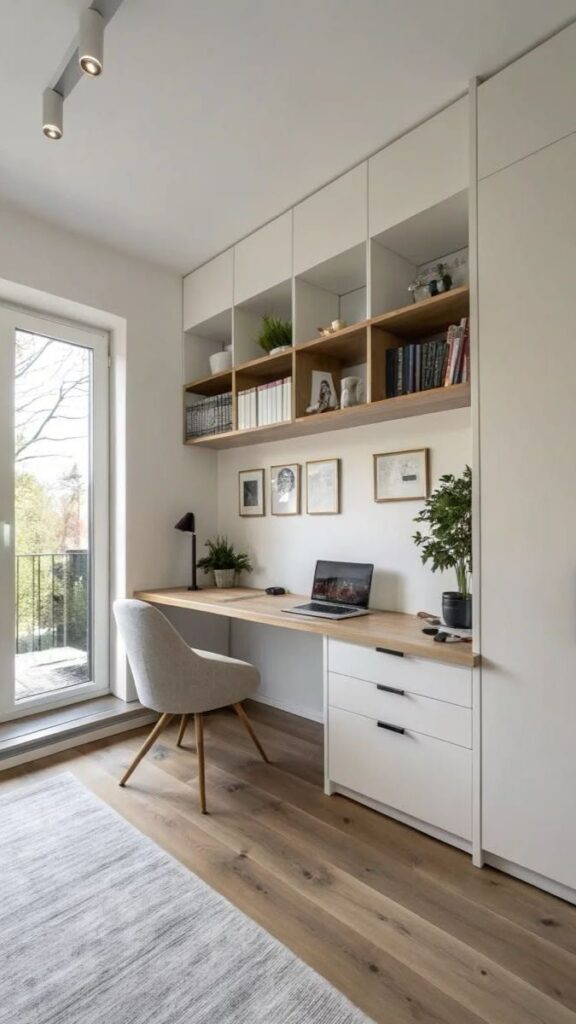 Vertical Storage With Modular Wall Units