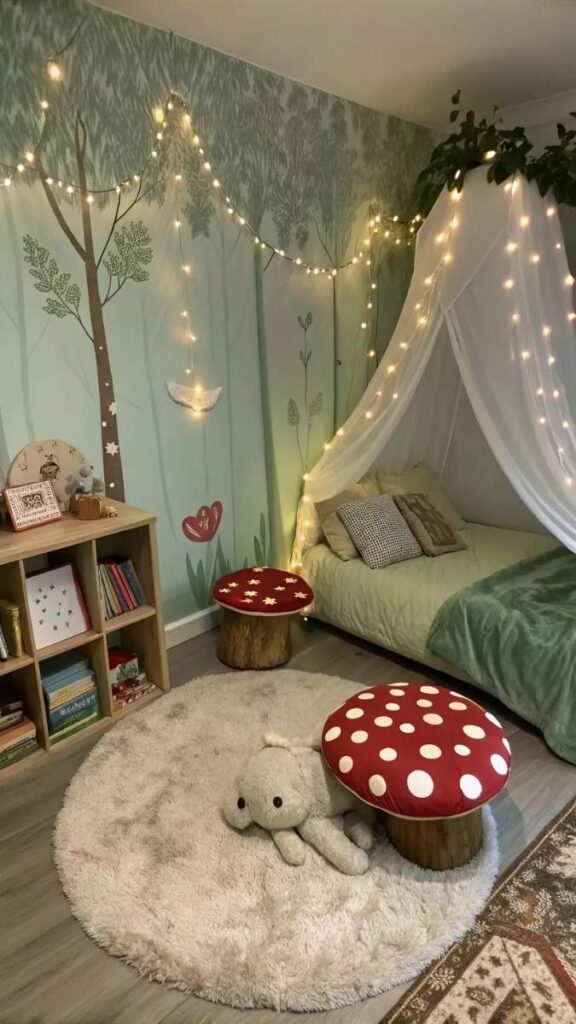 21 Kids Room Decor Themes That Are Actually Fun to Live With (Not Just Look At) 5 Woodland and Forest Theme With Earthy Neutrals