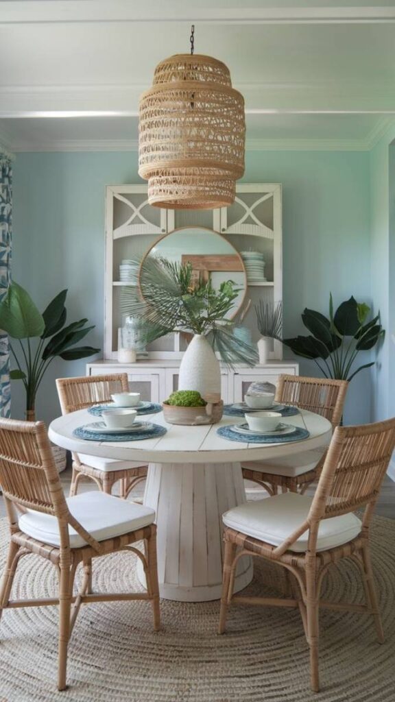 Woven Rattan Chairs to Add Texture Without Bulk