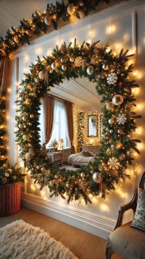 Christmas Wall Decor 35 Festive Christmas Wall Decoration Ideas for Every Room 16 Budget-Friendly Christmas Wall Decor