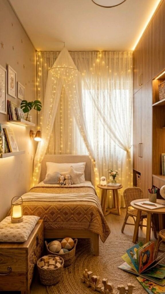 Canopy Bed Tent That Turns Any Bed Into a Reading Nook