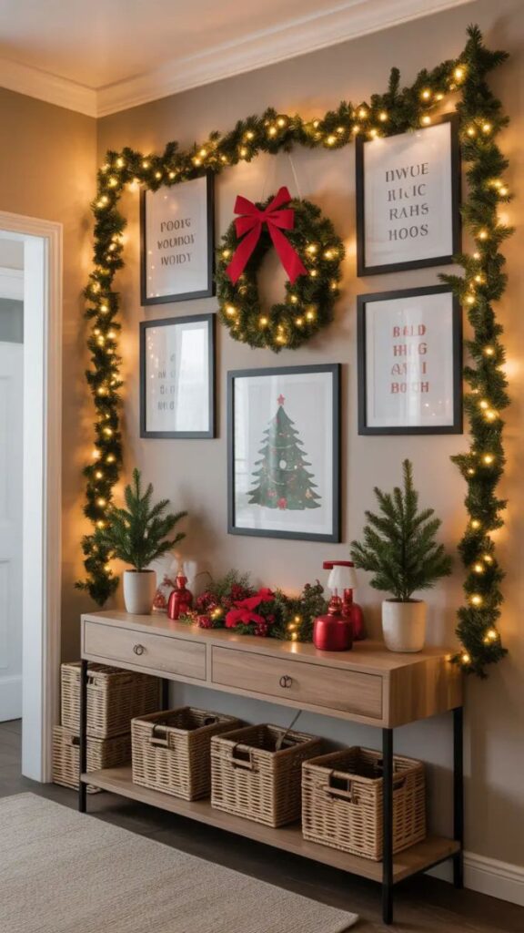 Christmas Wall Decor 35 Festive Christmas Wall Decoration Ideas for Every Room 9 Christmas Wall Decorations Indoor: Best Decorating Ideas
