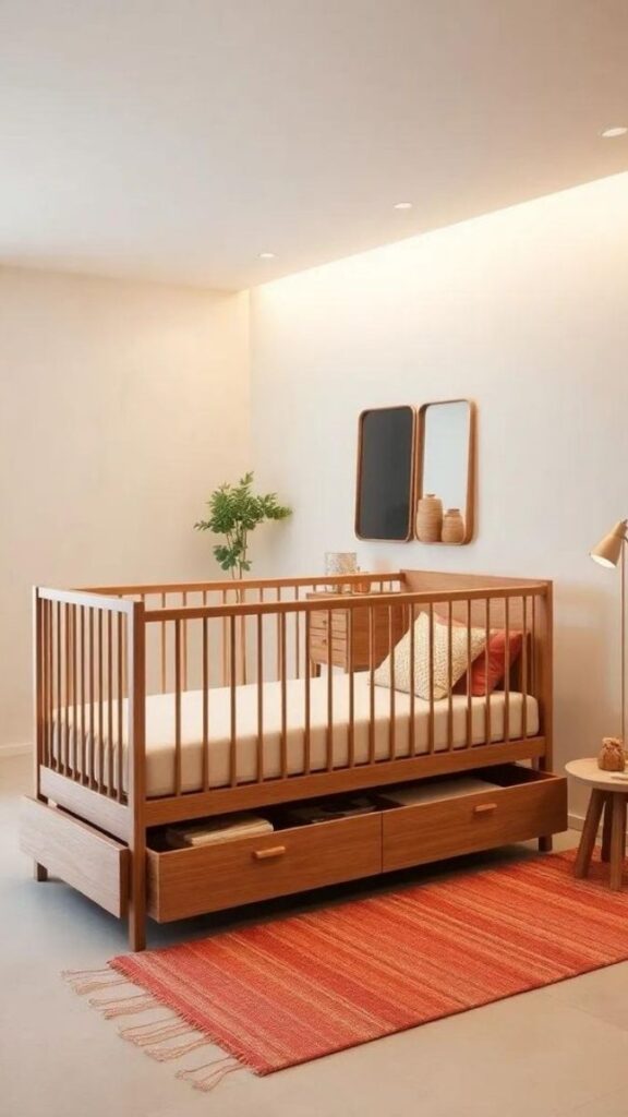 27 Best Minimalist Nursery Decor Ideas That Make Small Baby Rooms Feel Calm and Complete 15 Convertible Furniture Only Skip Single-Use Pieces