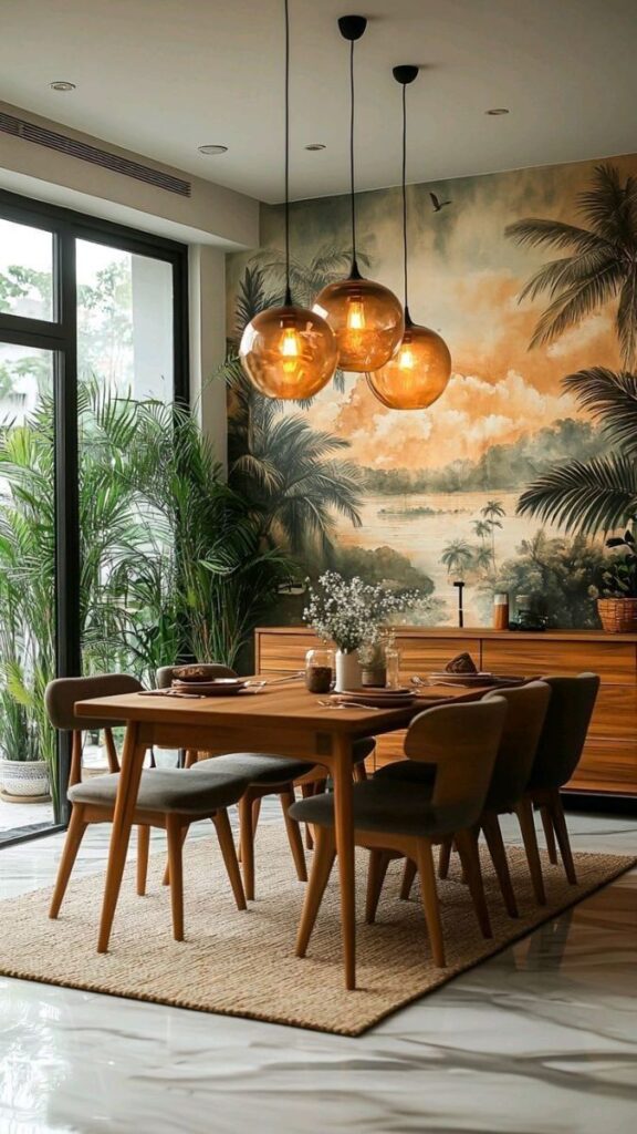Dining Room Wall Decor by Color Scheme