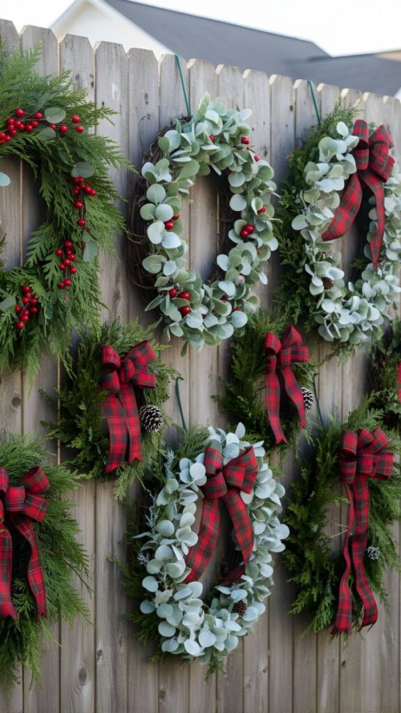 Christmas Wall Decor 35 Festive Christmas Wall Decoration Ideas for Every Room 10 Festive Wall Wreath Arrangements