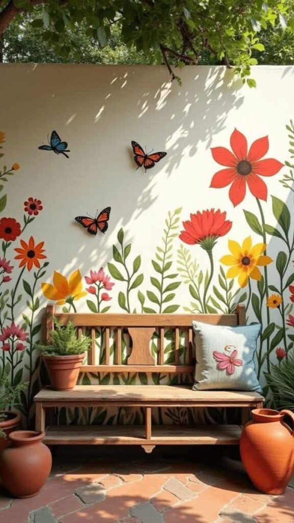 Garden Wall Decor Ideas Inspired by Nature