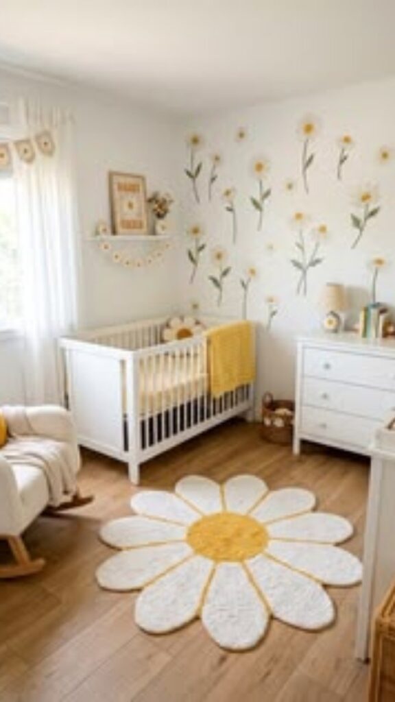 Hang a Fabric Banner or Garland Above the Crib