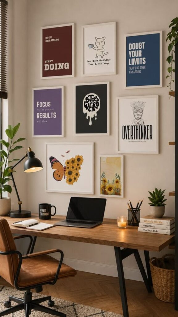 Home Office Wall Decor Ideas for Remote Workers