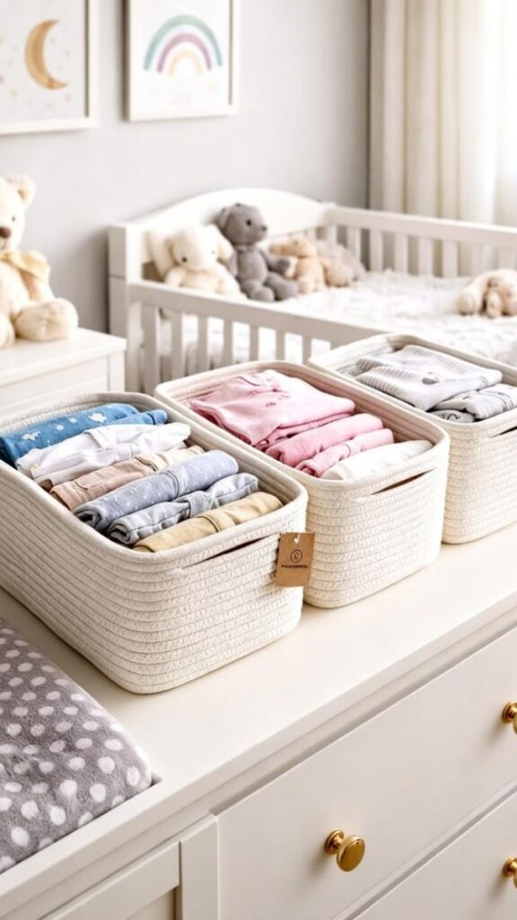 Style the Changing Table Tray Like a Flat Lay