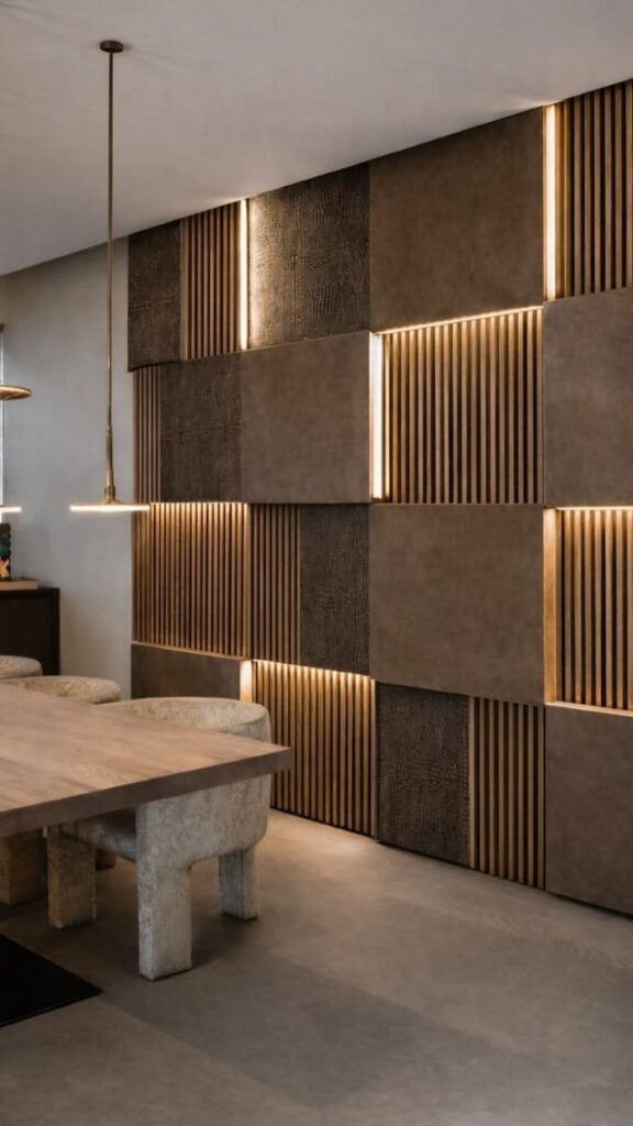 Modern Wall Decor 50+ Stylish Wall Decor Ideas for Every Room 12 Textured Wall Panels