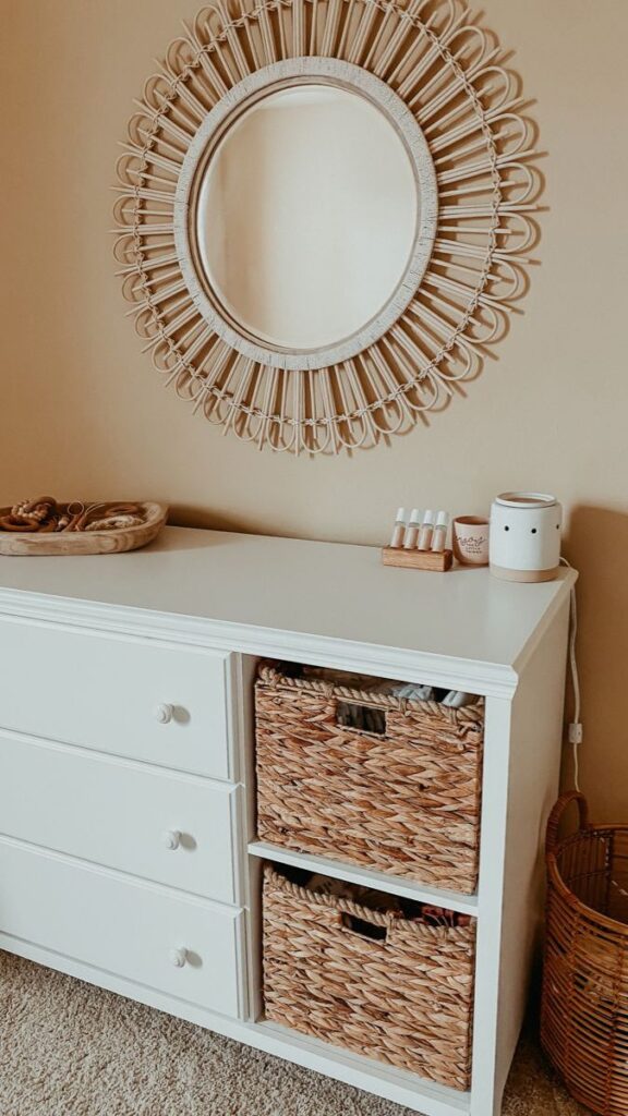 Use a Dresser as Your Changing Table to Cut Clutter in Half